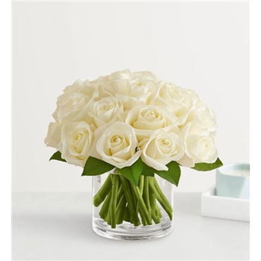 Contemporary White Roses